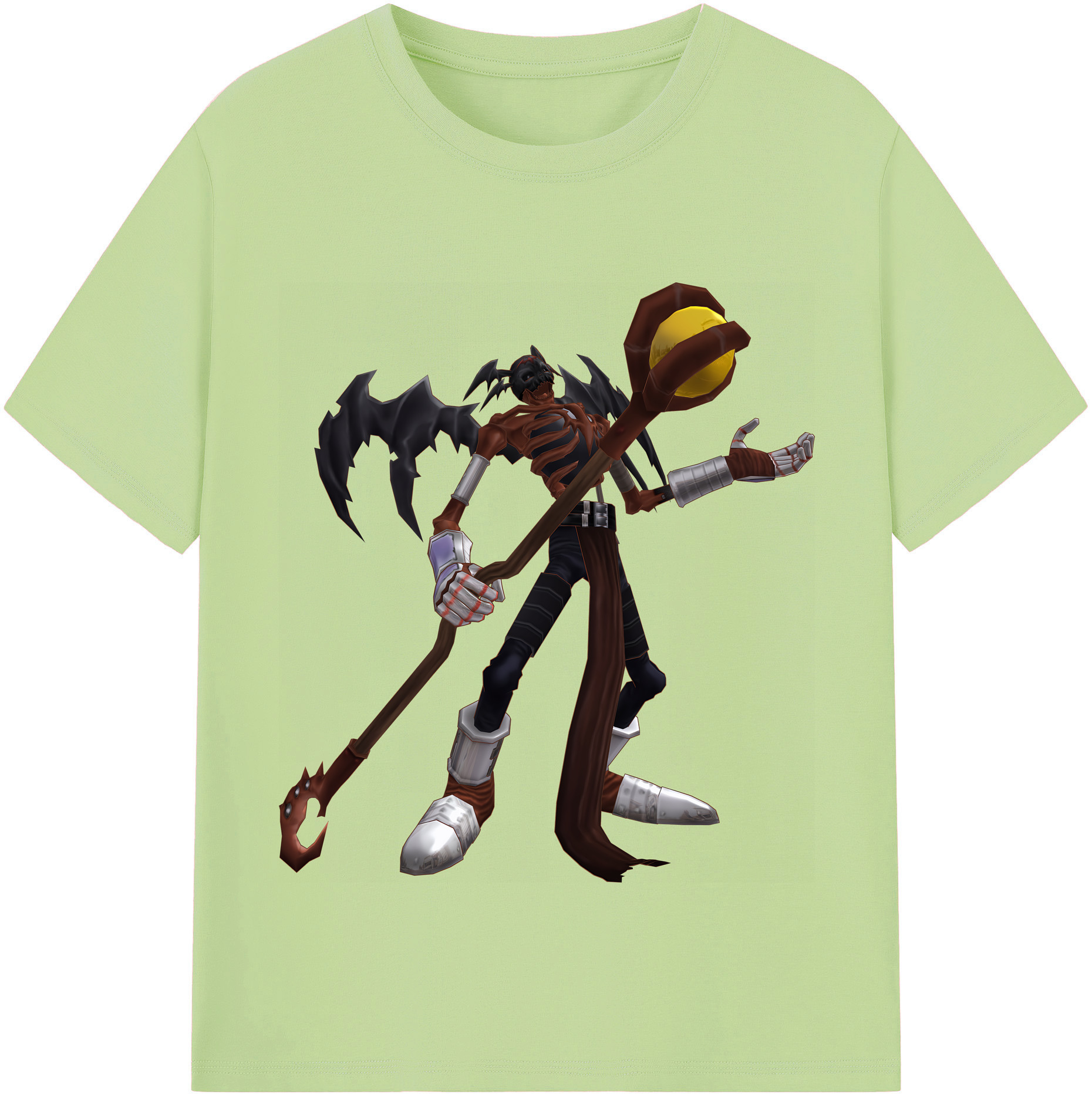（画像用） Digimon デジタルモンスター/デジモン 綿100％半袖Tシャツ（フロントプリント）